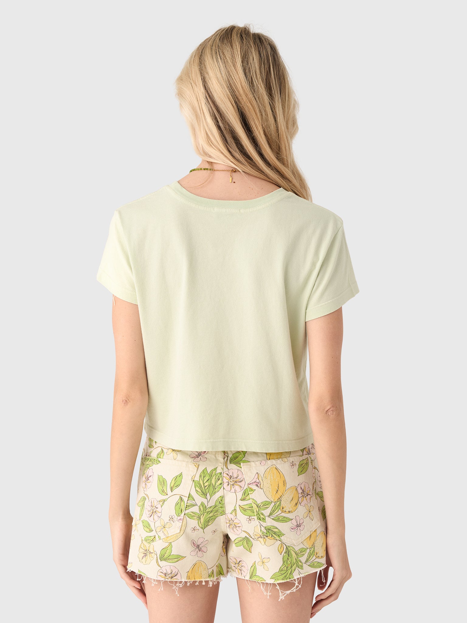 Agolde Women's Adine Shrunken Tee - Saint Bernard