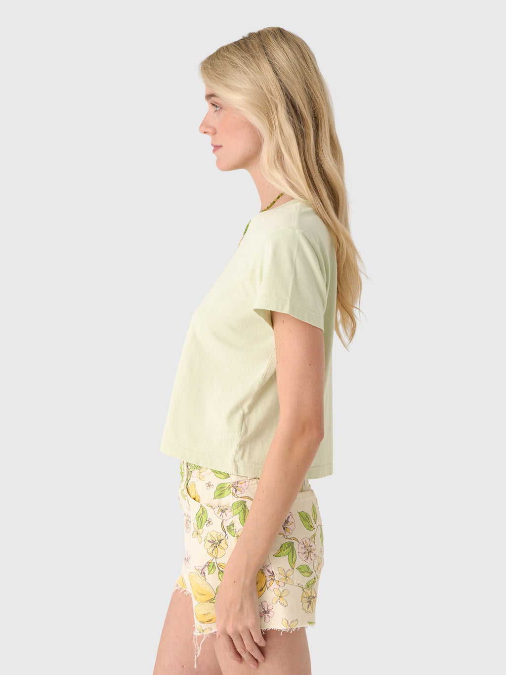 Agolde Women's Adine Shrunken Tee - Saint Bernard