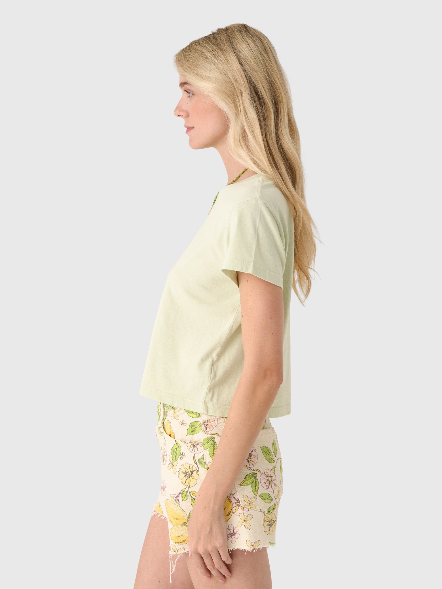 Agolde Women's Adine Shrunken Tee - Saint Bernard