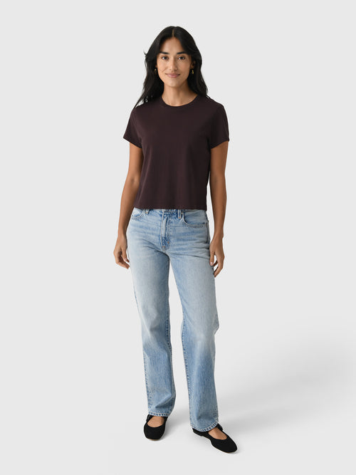 Agolde Women's Adine Shrunken Tee