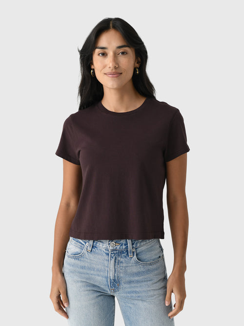 Agolde Women's Adine Shrunken Tee