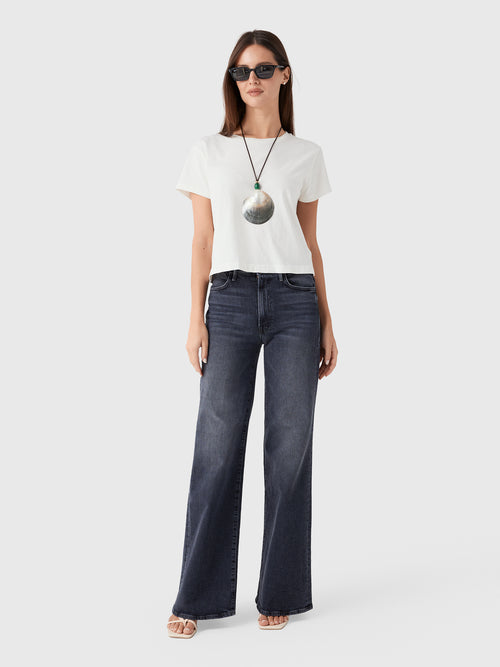 Agolde Women's Adine Shrunken Tee - Saint Bernard