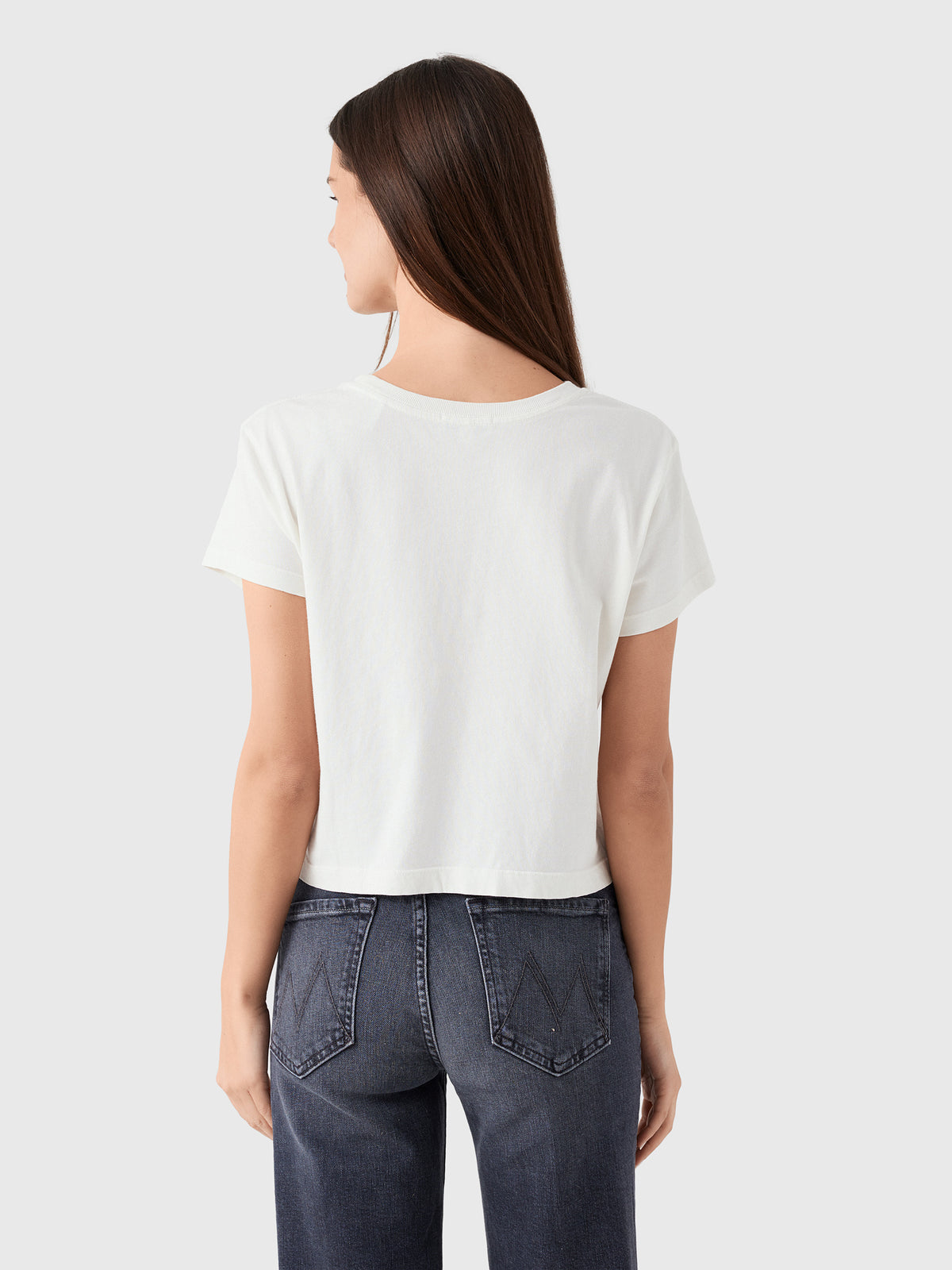 Agolde Women's Adine Shrunken Tee - Saint Bernard