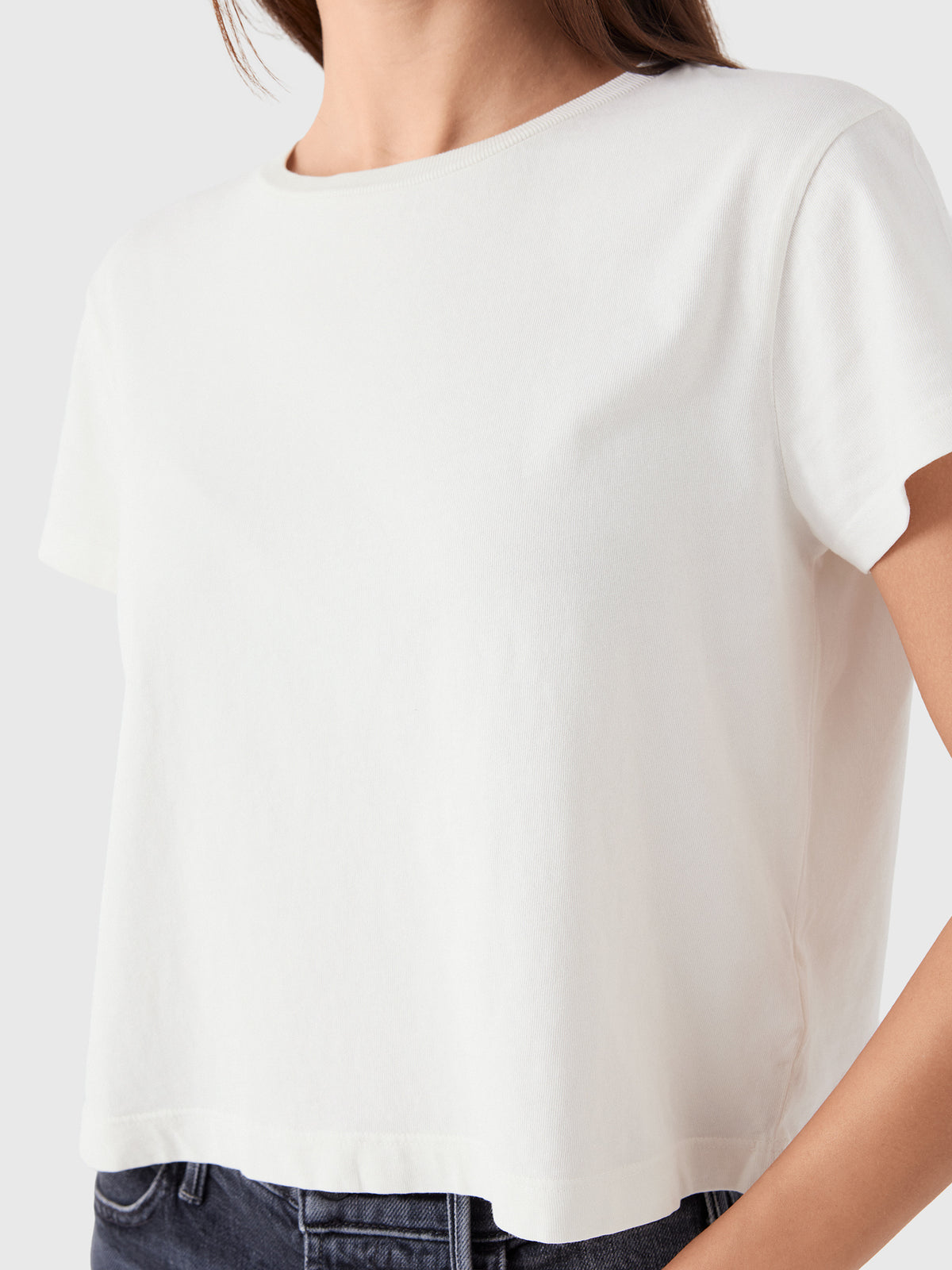 Agolde Women's Adine Shrunken Tee - Saint Bernard