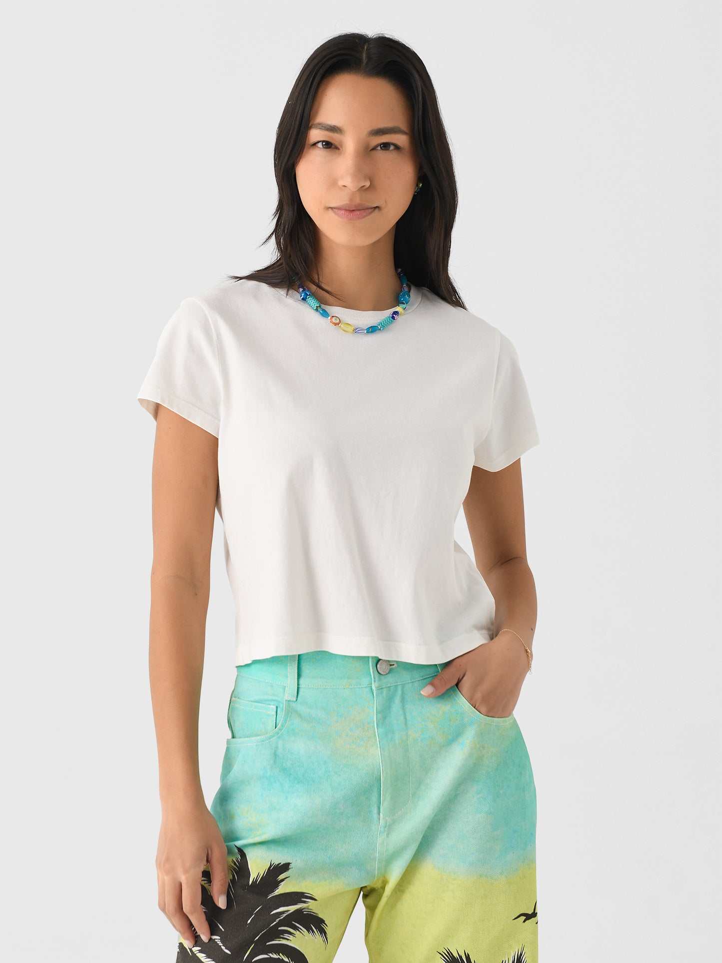 Agolde Women's Adine Tee - Saint Bernard