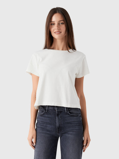 Agolde Women's Adine Shrunken Tee - Saint Bernard