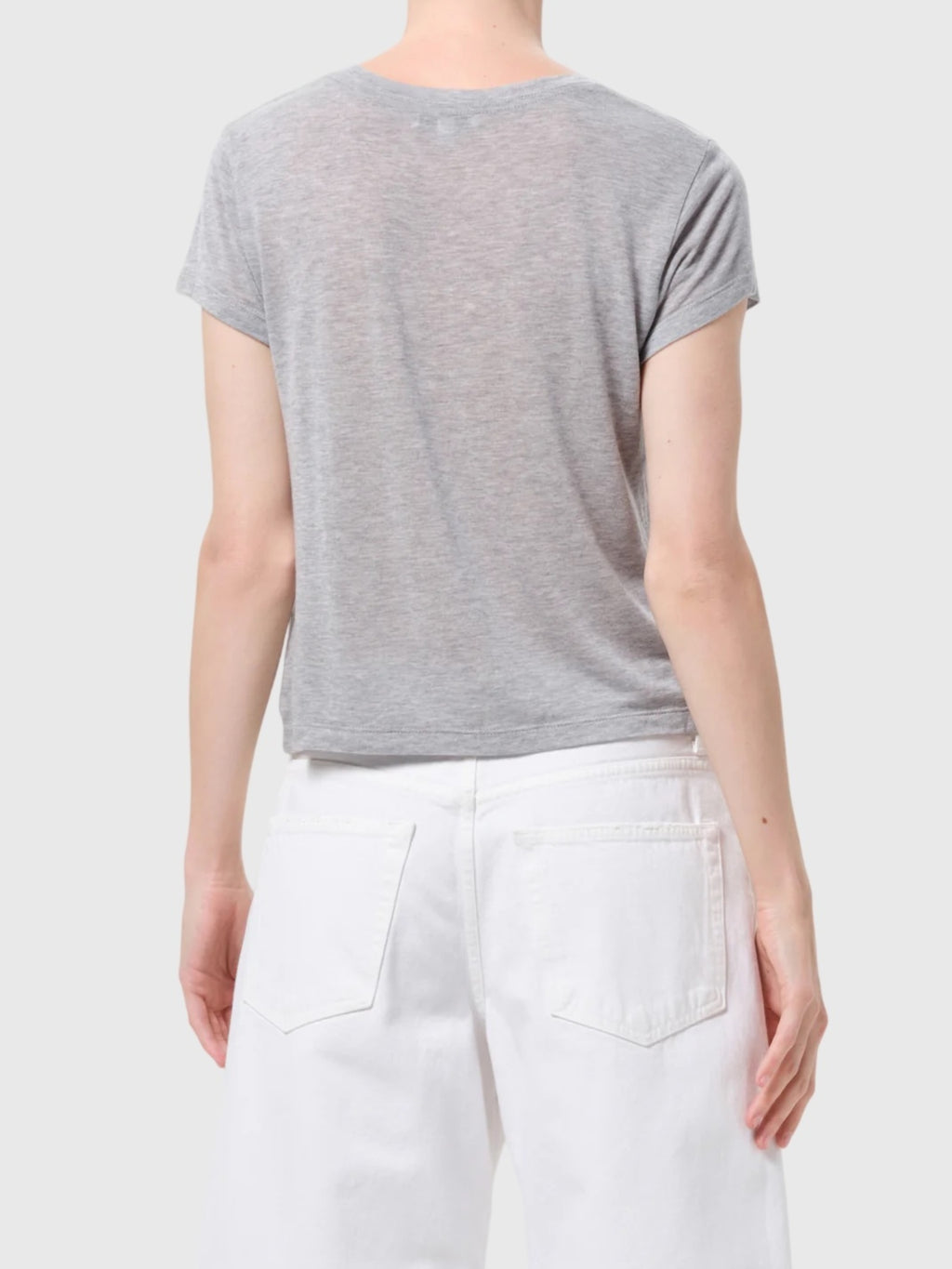 Agolde Women's Adine Shrunken Tee - Saint Bernard