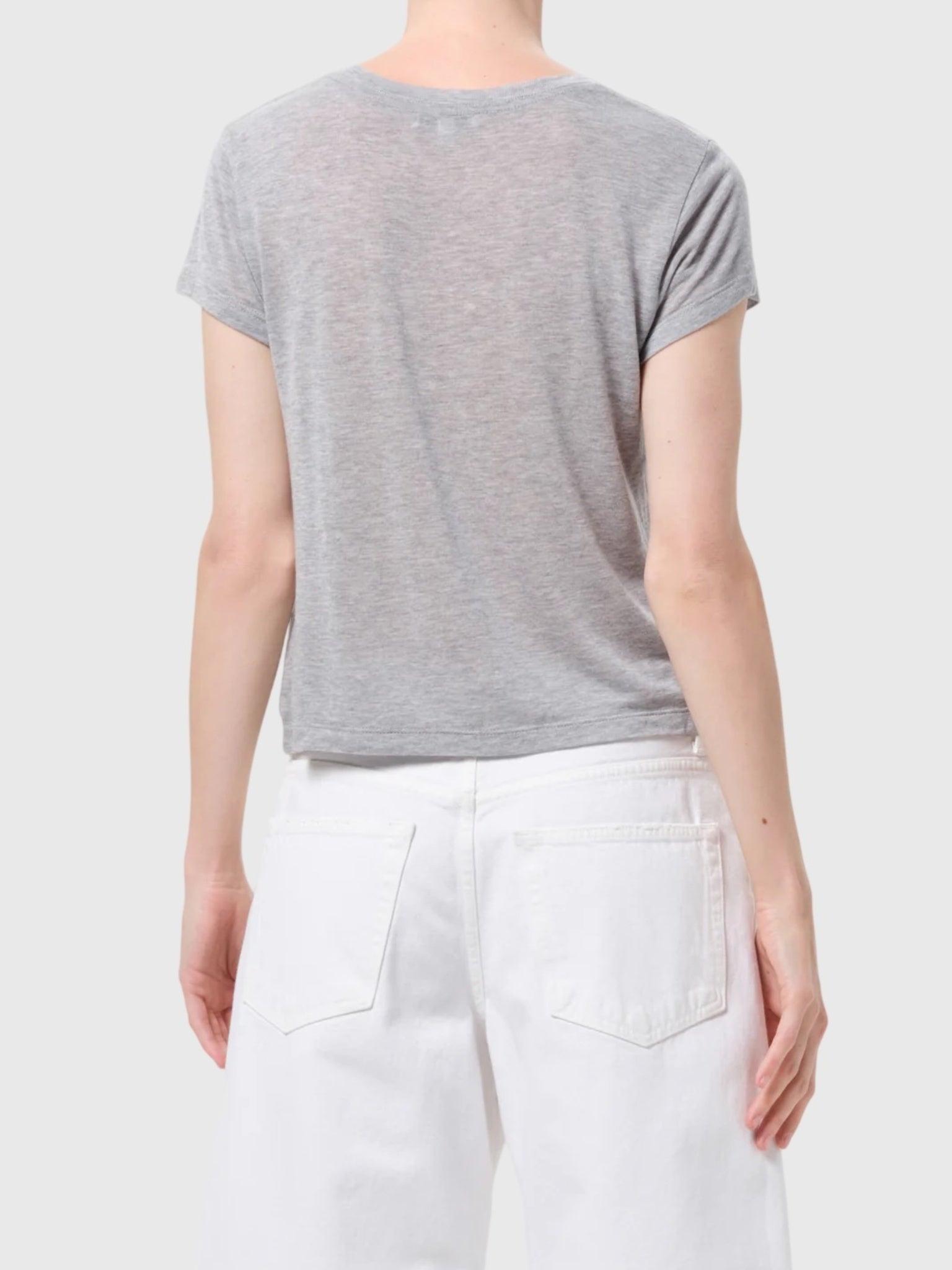 Agolde Women's Adine Shrunken Tee - Saint Bernard