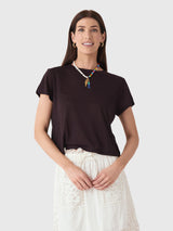 Agolde Women's Adine Shrunken Tee - Saint Bernard