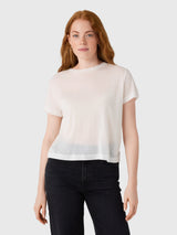 Agolde Women's Adine Shrunken Tee - Saint Bernard