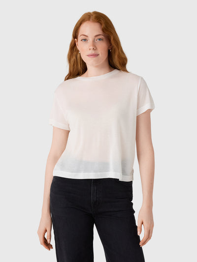 Agolde Women's Adine Shrunken Tee - Saint Bernard