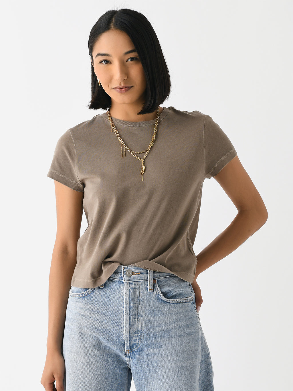 Agolde Women's Adine Tee - Saint Bernard