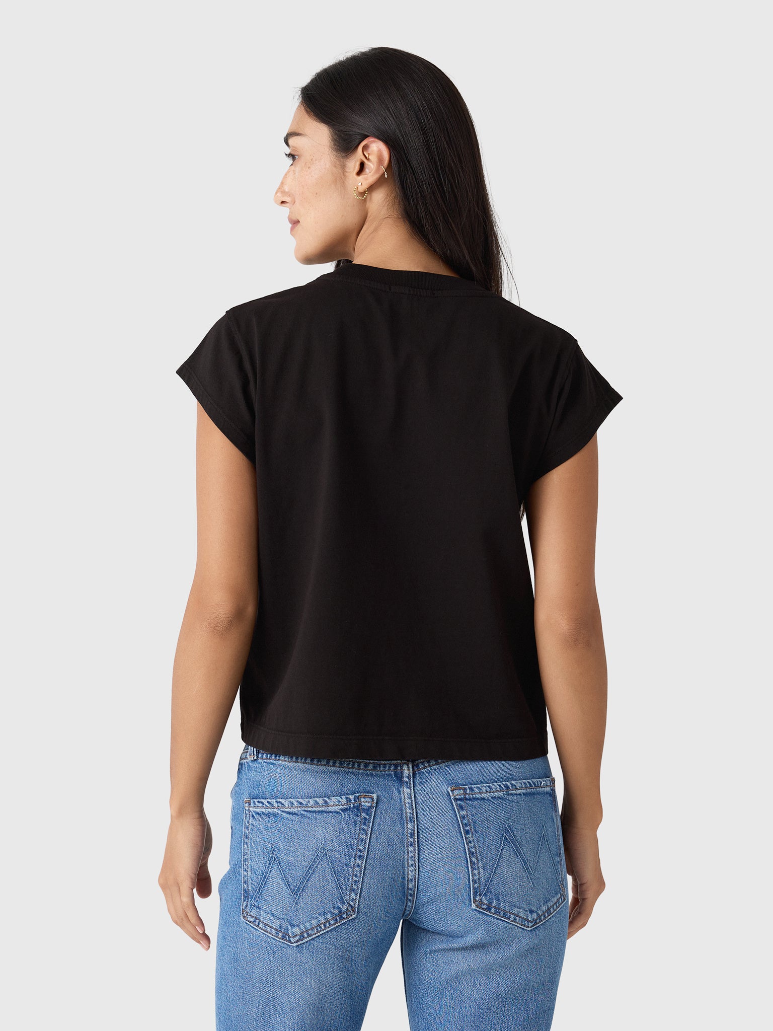 Agolde Women's Bryce Cap Sleeve Tee - Saint Bernard