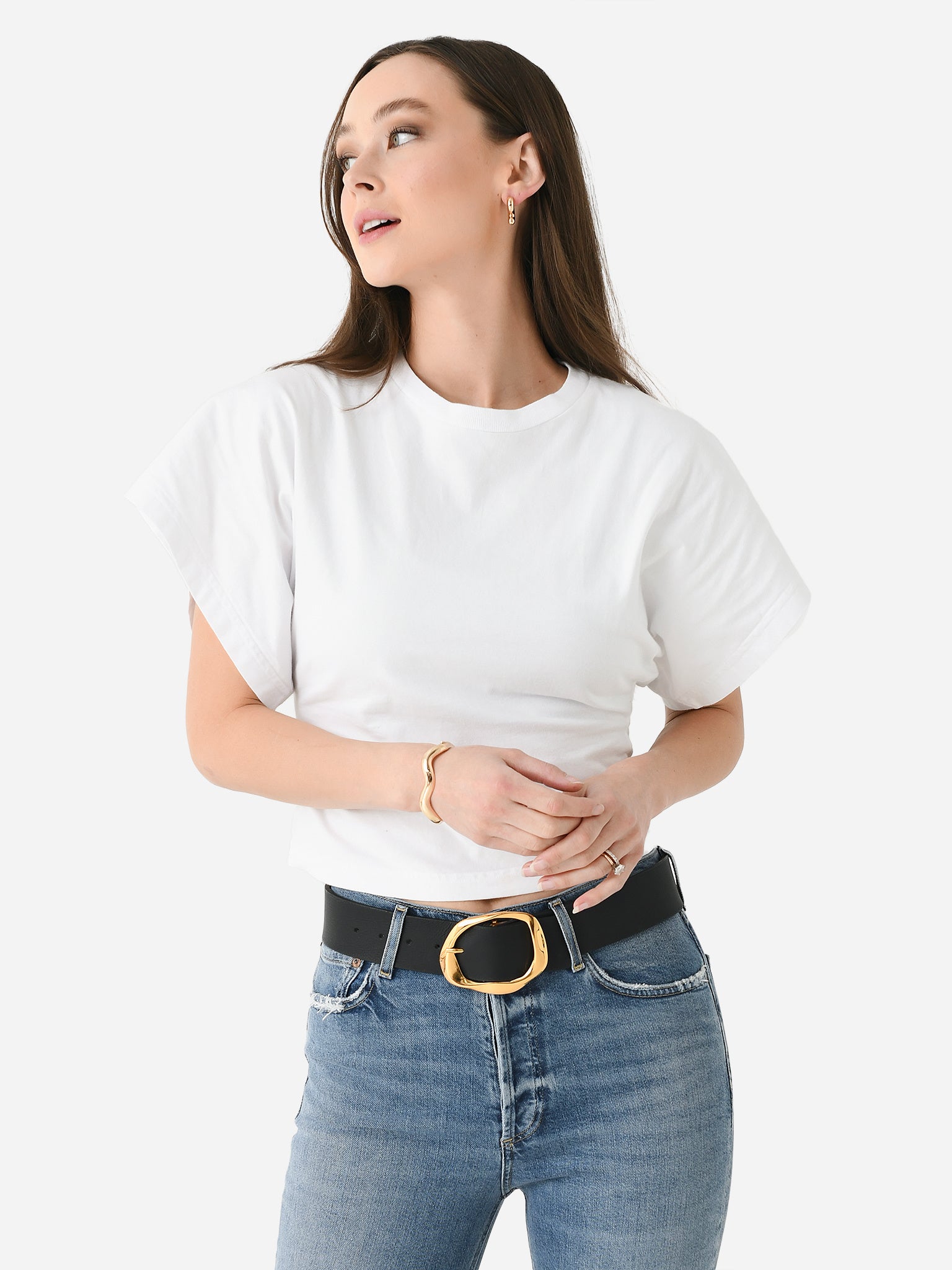 Agolde Women's Britt Tee - Saint Bernard
