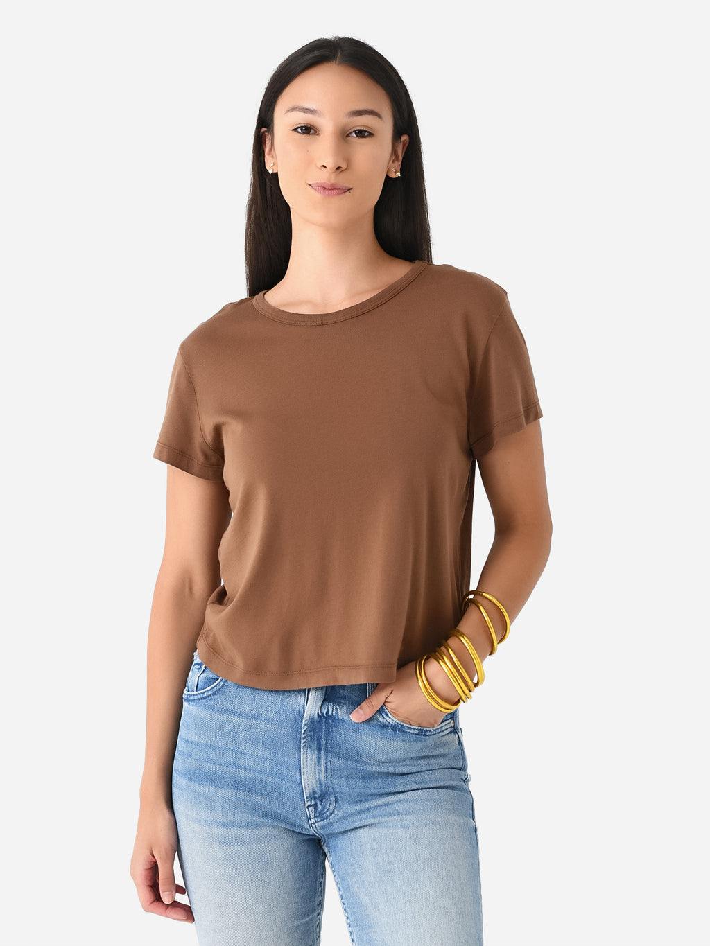 Agolde Women's Drew Tee - Saint Bernard