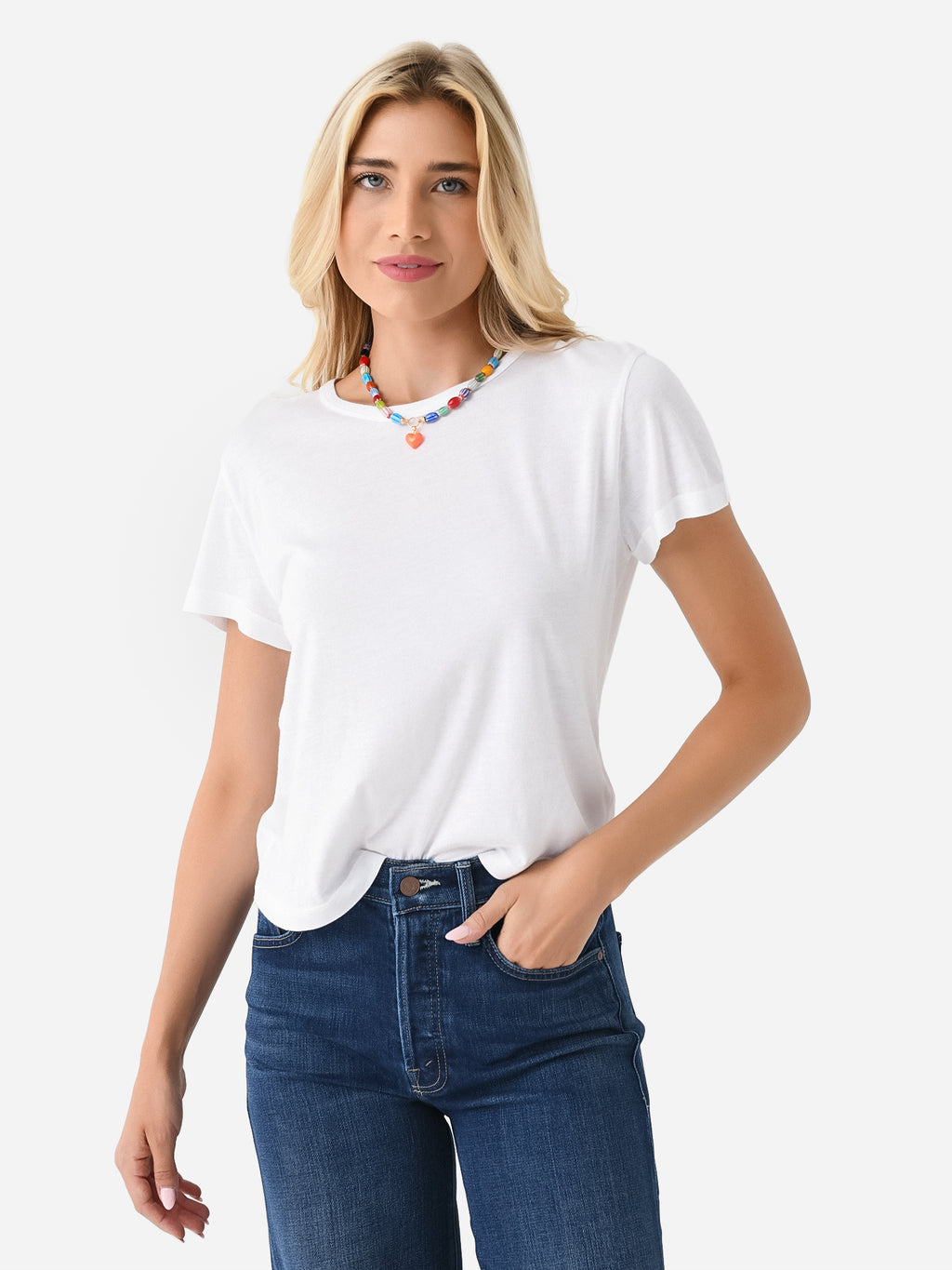 Agolde Women's Drew Tee - Saint Bernard