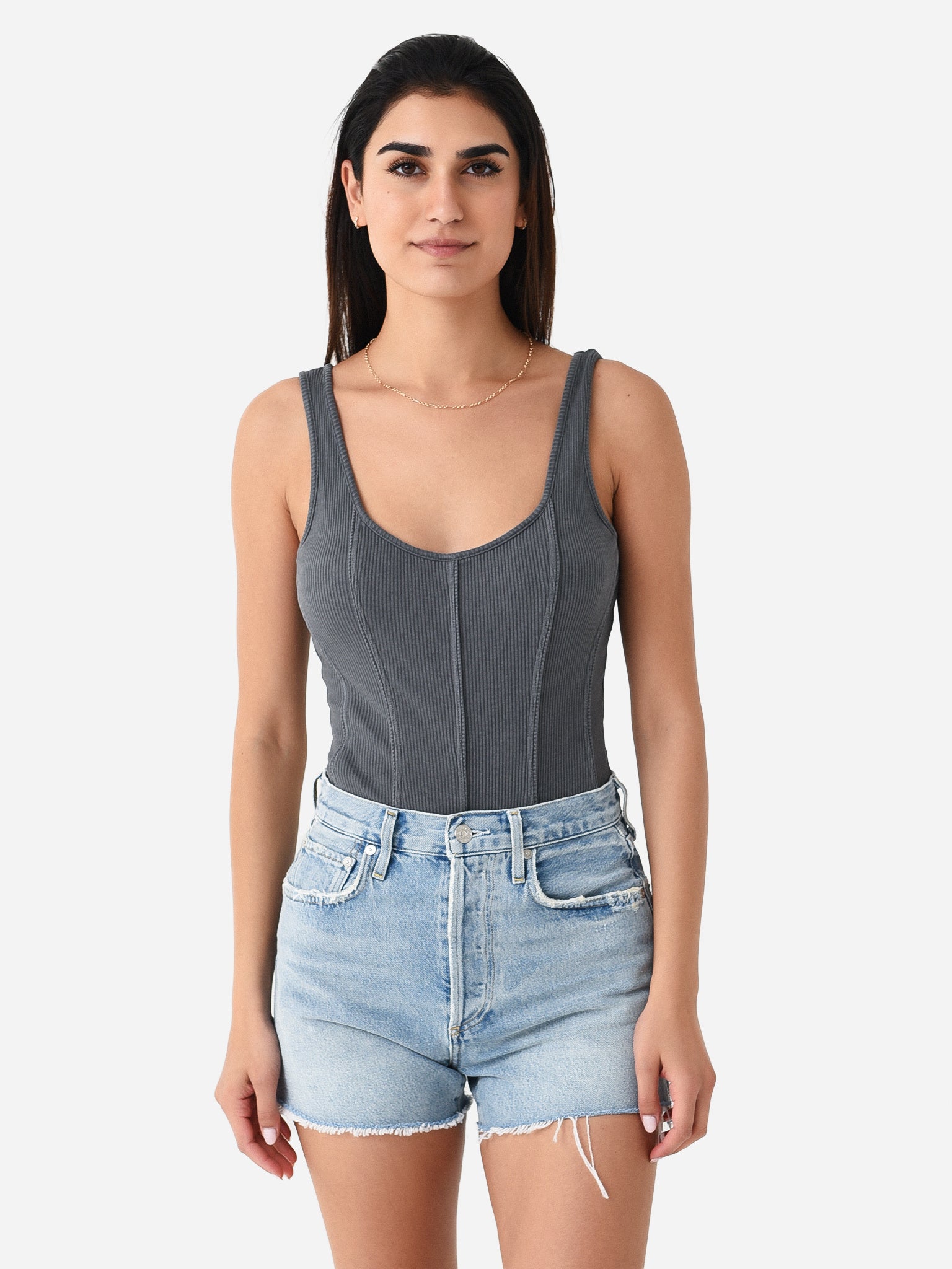 Agolde Women's Elna Bodysuit - Saint Bernard