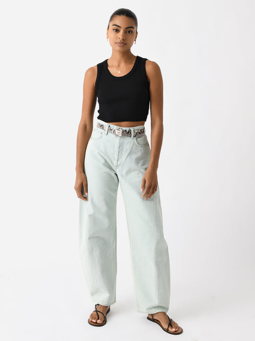 Agolde Women's Cropped Poppy Tank