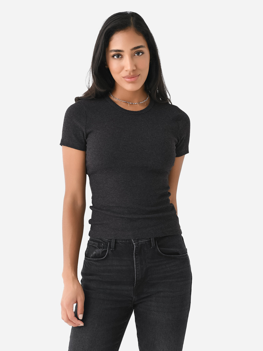 Agolde Women's Harri Shrunken Tee - Saint Bernard