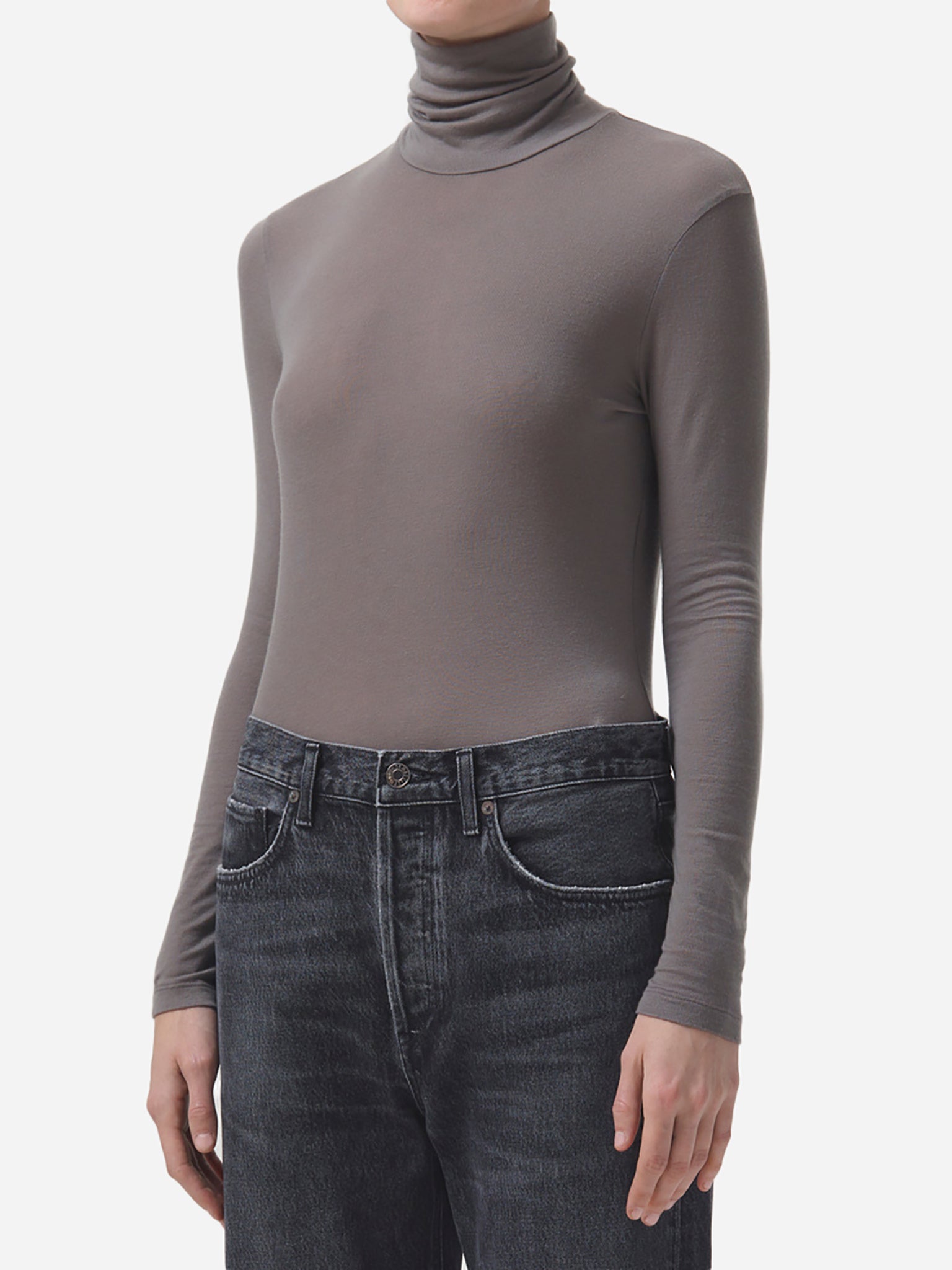 Agolde Women's Pascale Turtleneck - Saint Bernard