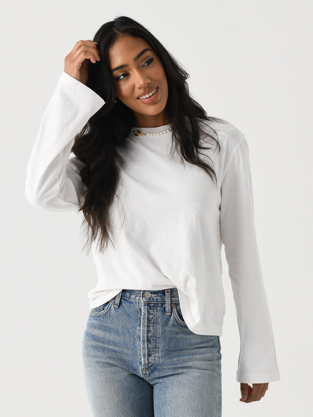 Agolde Women's Runa Tee - Saint Bernard