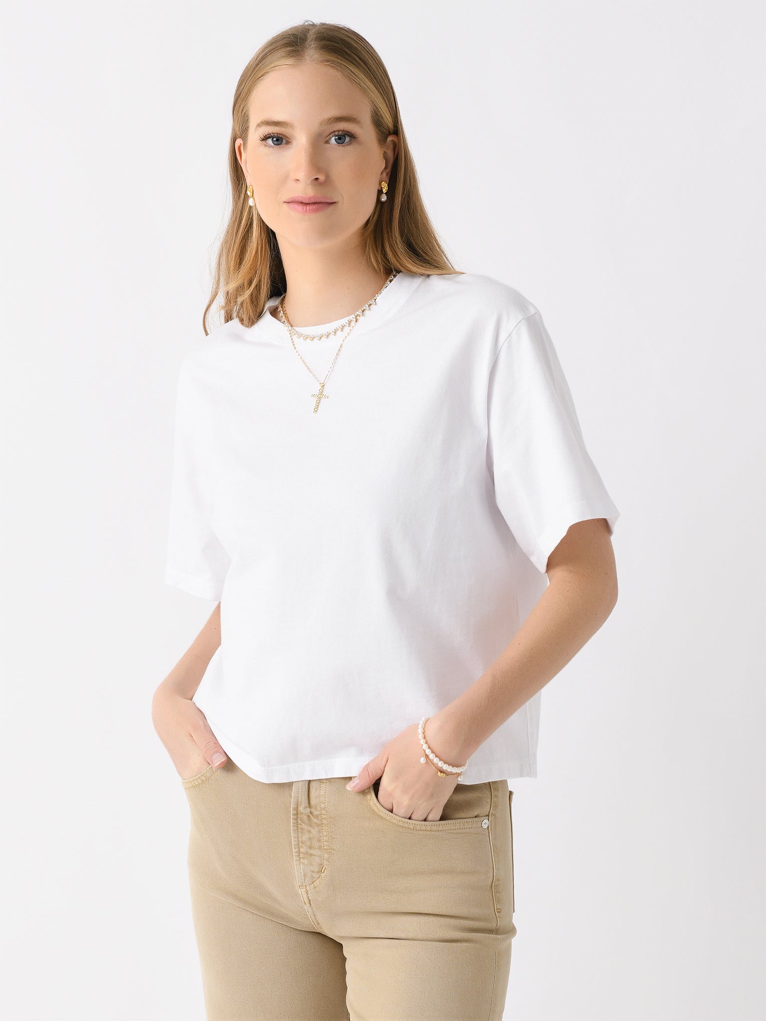 Agolde Women's Sulma Tee - Saint Bernard