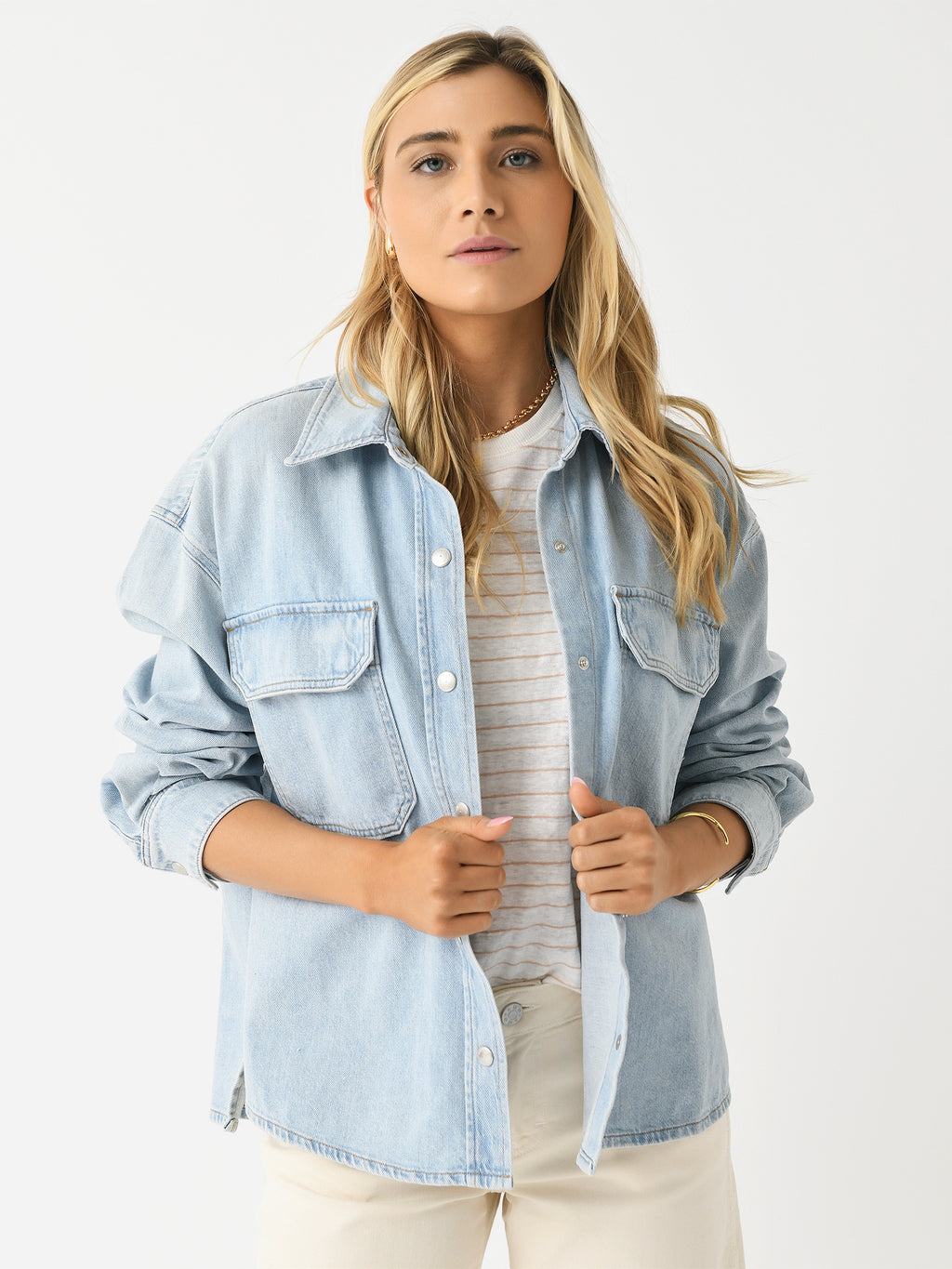 Agolde Women's Gwen Slice Shirt - Saint Bernard