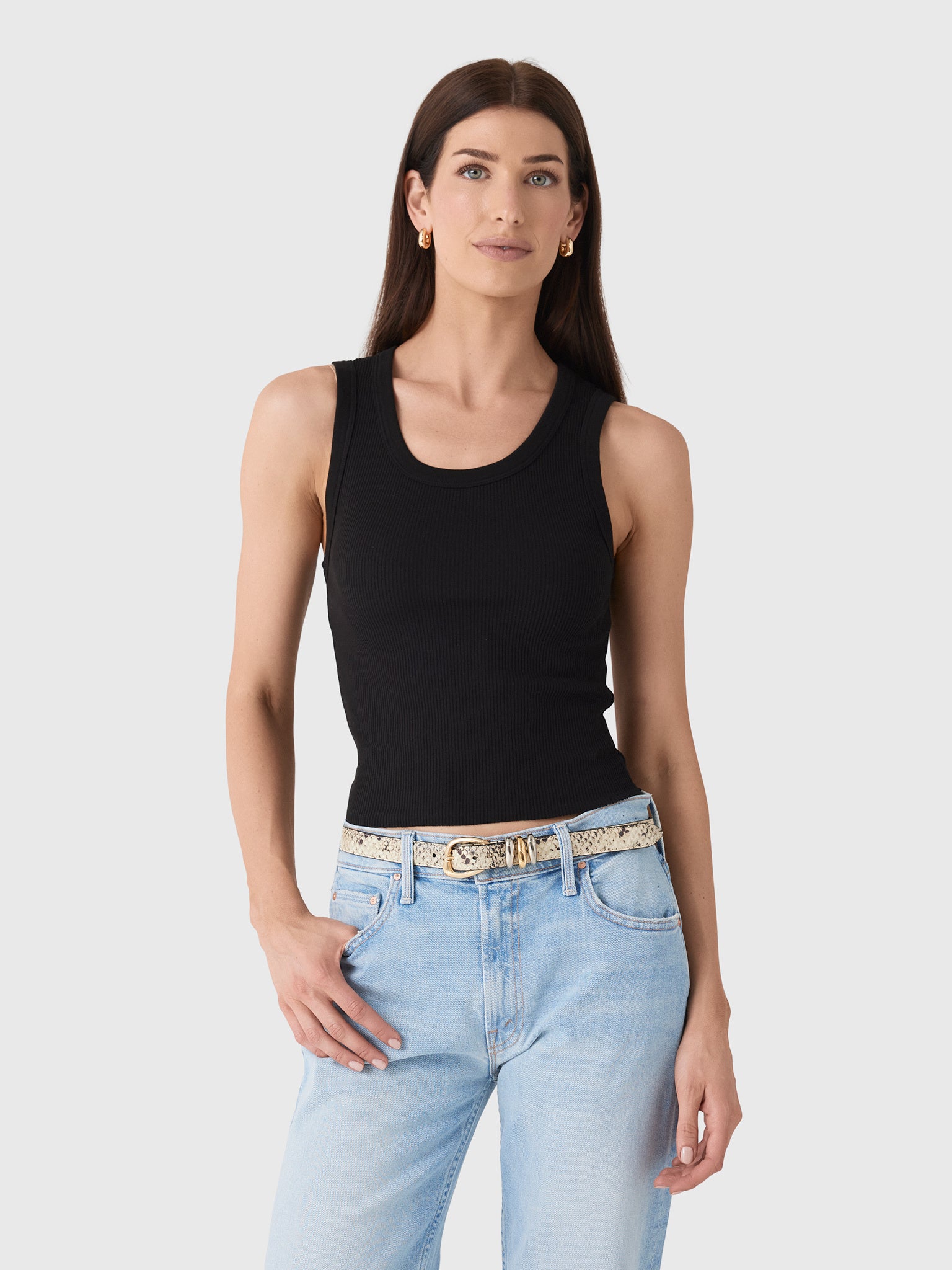 Agolde Women's Shrunken Poppy Tank