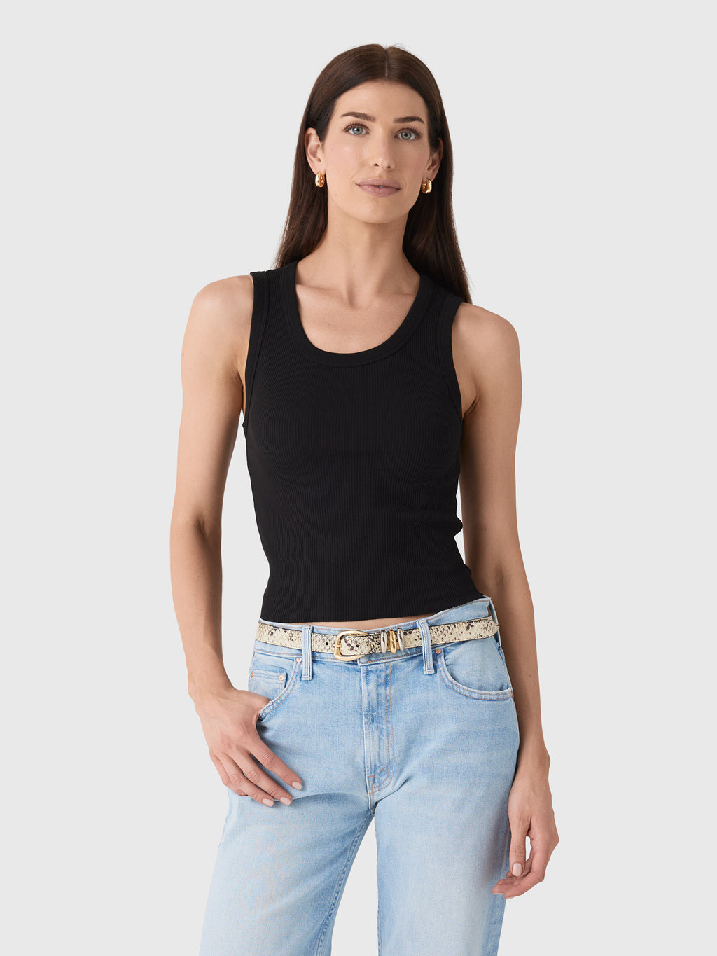 Agolde Women's Shrunken Poppy Tank - Saint Bernard