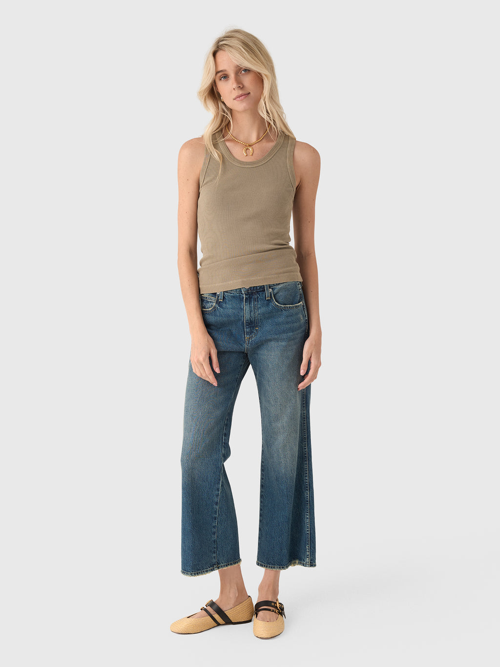 Agolde Women's Poppy Tank - Saint Bernard