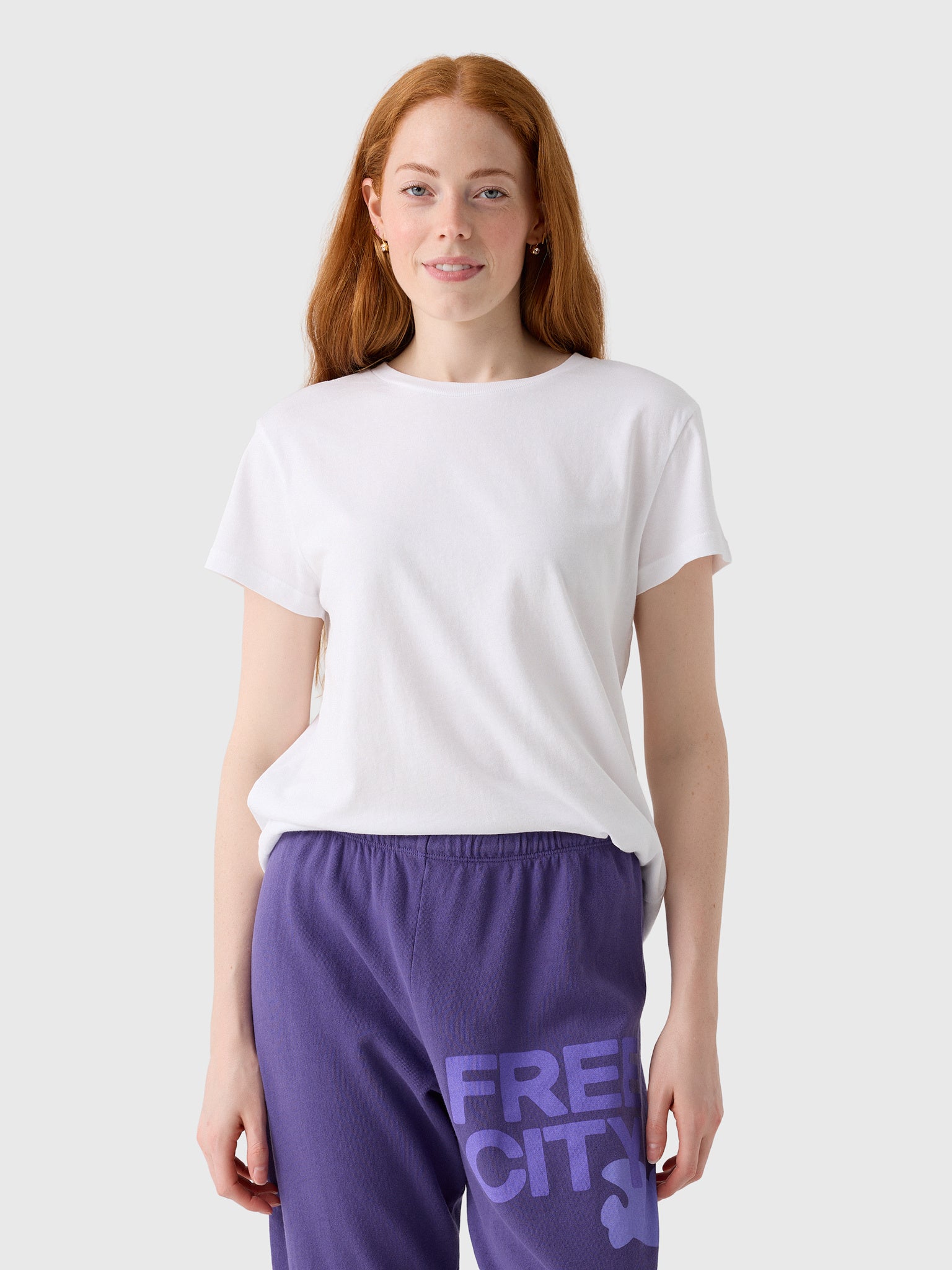 Agolde Women's Long Line Adine Tee - Saint Bernard