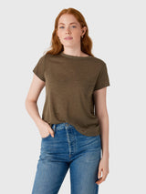 Agolde Women's Long Line Adine Tee - Saint Bernard