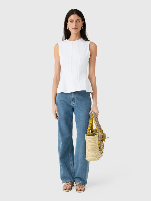 Agolde Women's Corbin Denim Shell Shirt