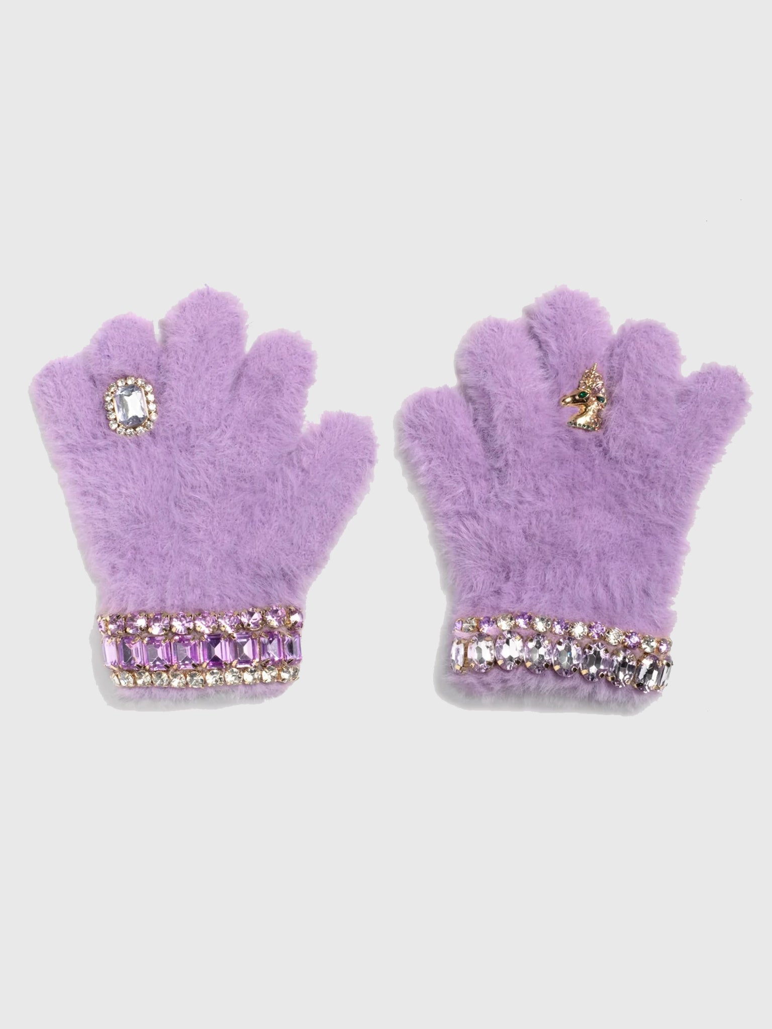 Super Smalls Lavender Dreams Jeweled Gloves - Saint Bernard
