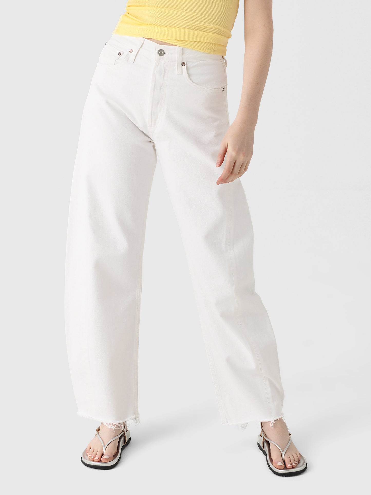 Agolde Women's Luna Pieced Jean - Saint Bernard