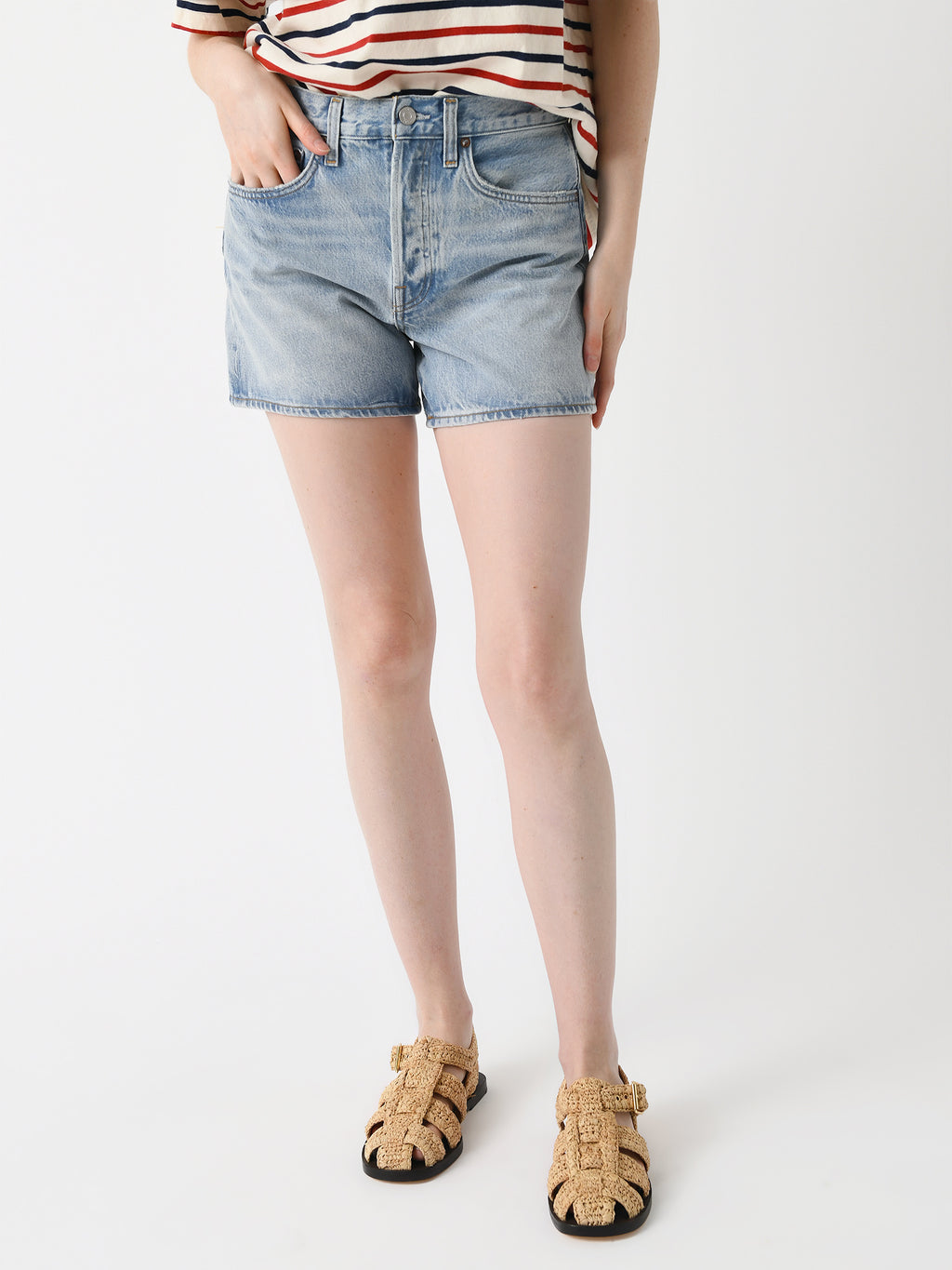 Agolde Women's Parker Long Short - Saint Bernard