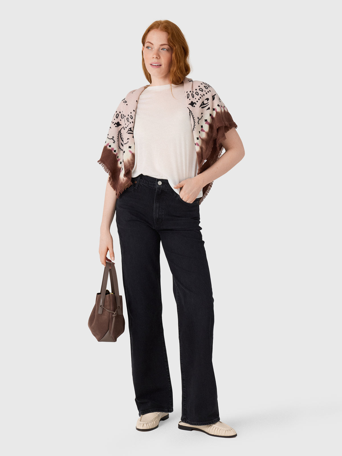 Agolde Women's Harper Straight Jean - Saint Bernard