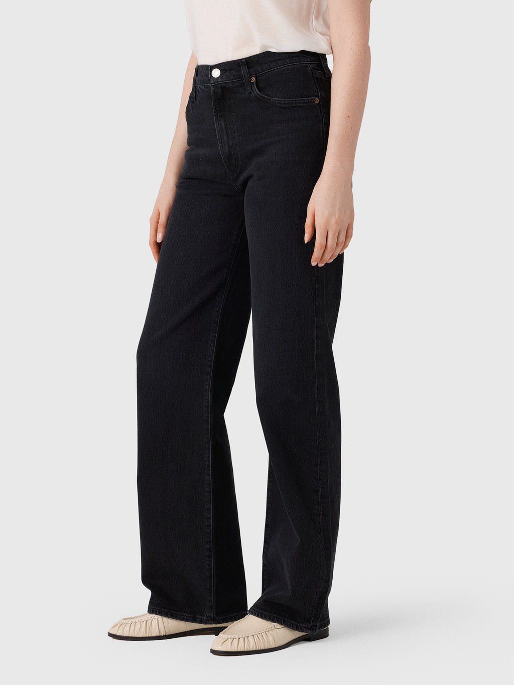 Agolde Women's Harper Straight Jean - Saint Bernard