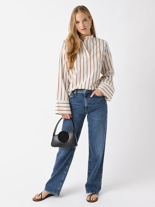 Agolde Women's Harper Mid Rise Relaxed Straight Jean