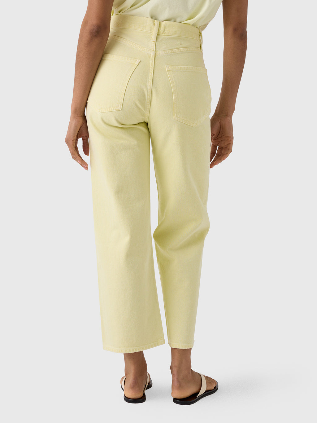 Agolde Women's Ren Wide Leg Jean - Saint Bernard