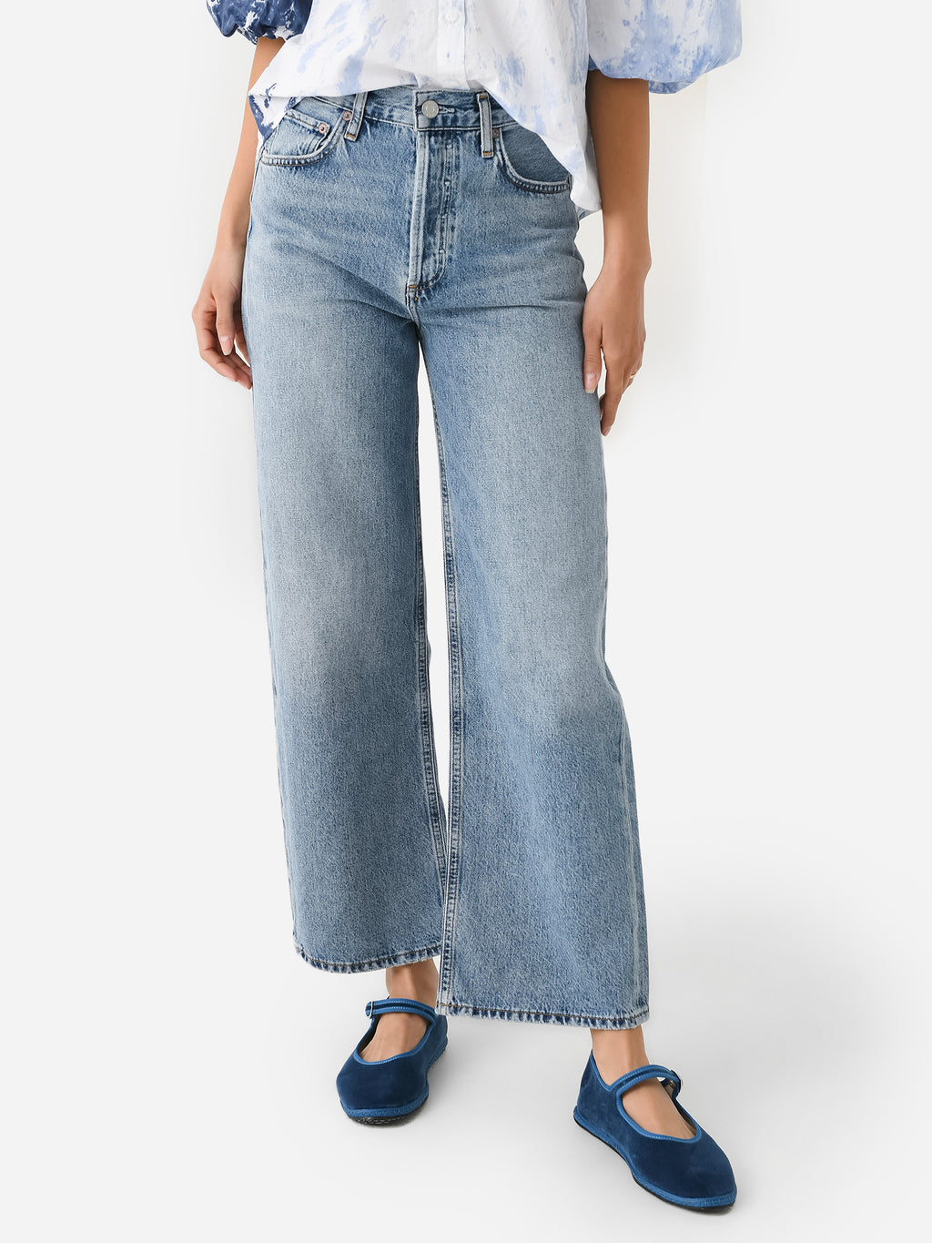 Agolde Women's Ren Jean - Saint Bernard