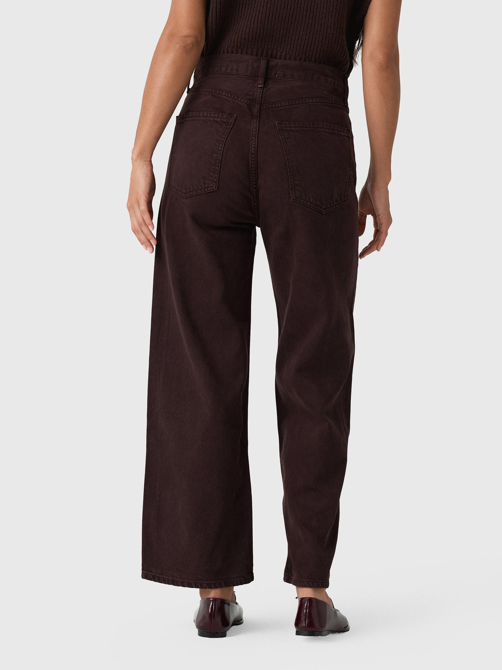 Agolde Women's Ren Wide Leg Jean - Saint Bernard