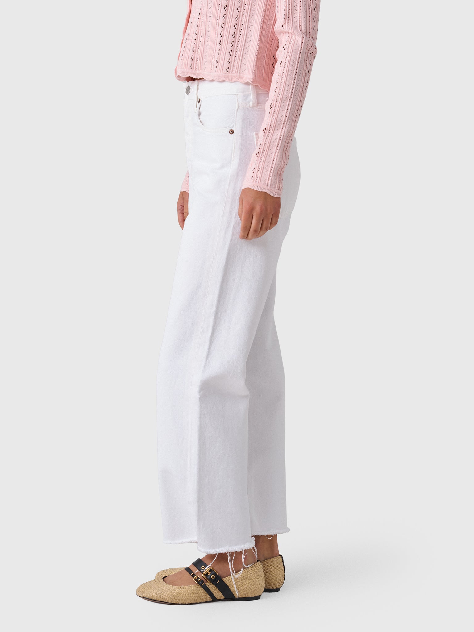 Agolde Women's Ren Wide Leg Jean - Saint Bernard