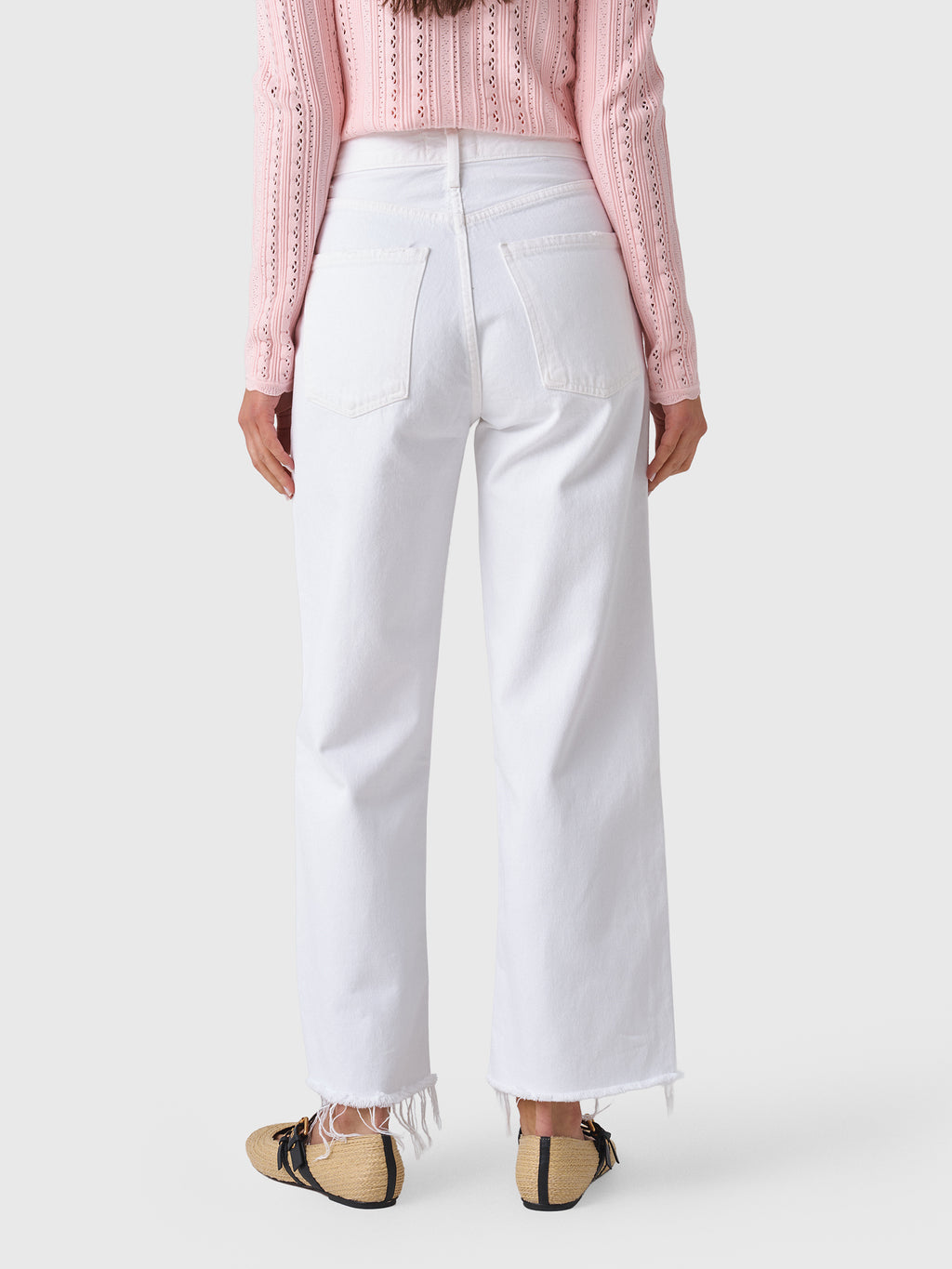 Agolde Women's Ren Wide Leg Jean - Saint Bernard