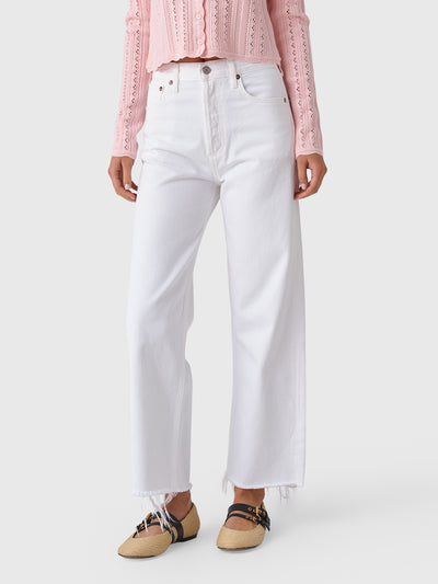 Agolde Women's Ren Wide Leg Jean - Saint Bernard