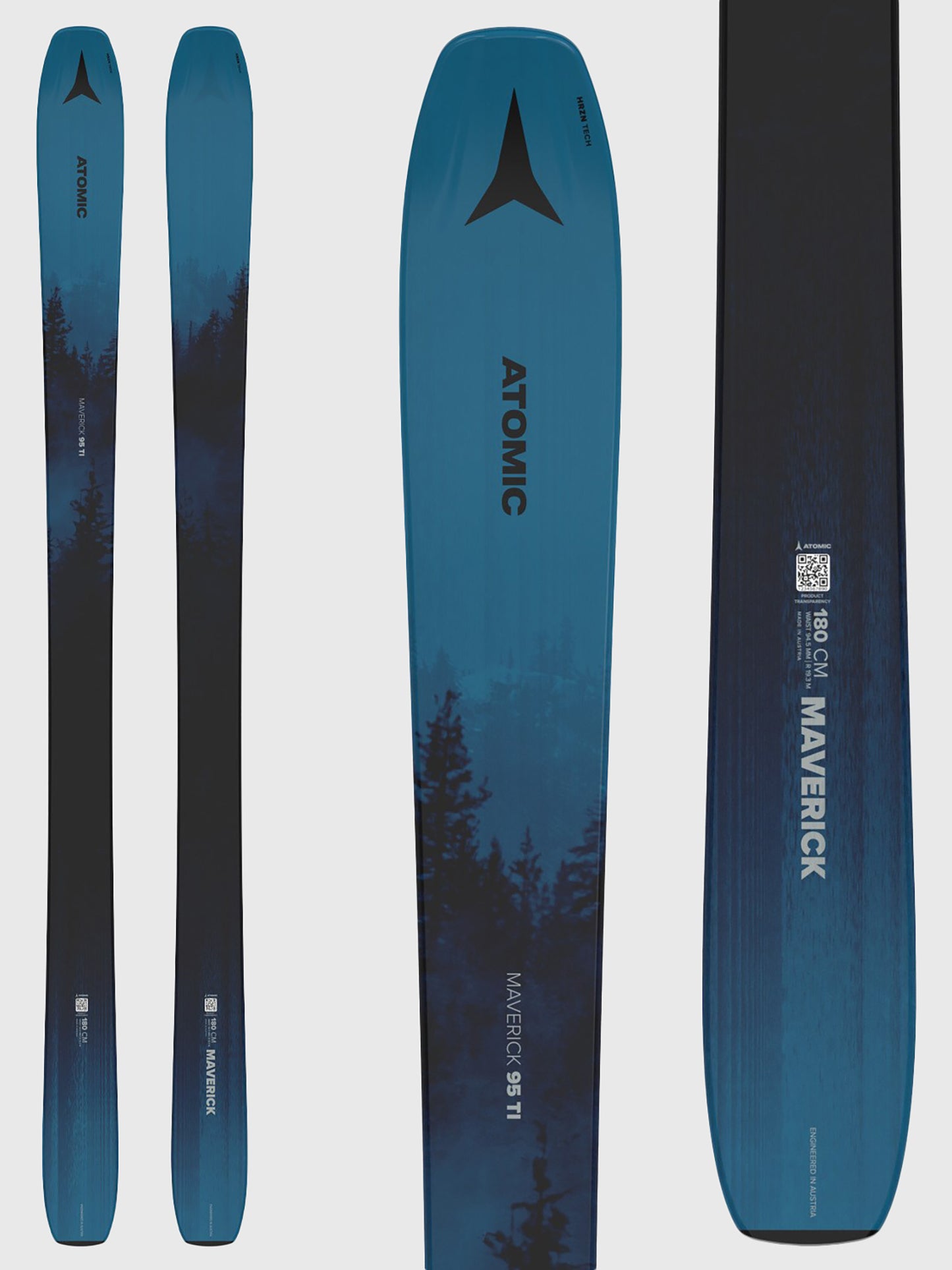 Atomic Maverick 95 TI Men's Skis 2025 - Saint Bernard