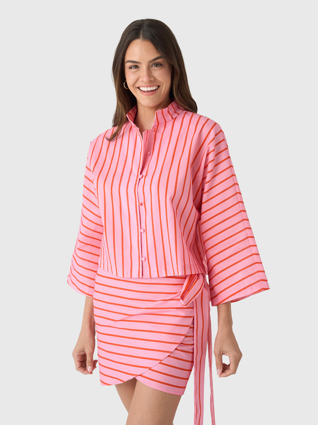 La Vie Women's Striped Everyday Shirt - Saint Bernard