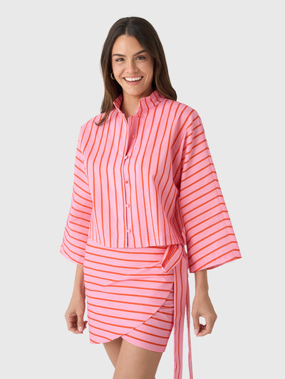 La Vie Women's Striped Everyday Shirt - Saint Bernard