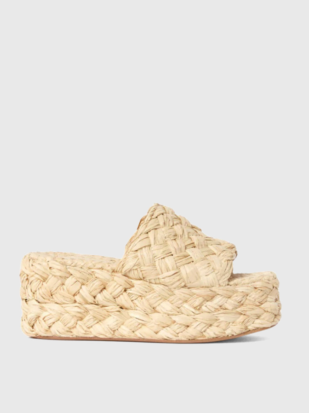 Loeffler Randall Women's Aaron Braided Straw Mule - Saint Bernard