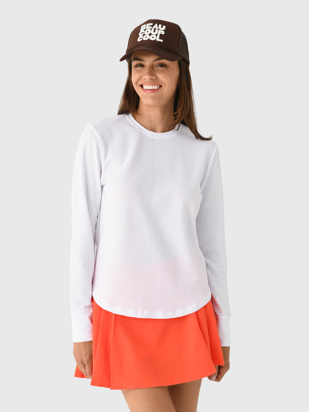 Addison Bay Women's Palmetto Long Sleeve Top - Saint Bernard